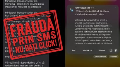 ALERTĂ DE FRAUDĂ: „Amenda prin SMS” – O nouă tentativă de înșelătorie!