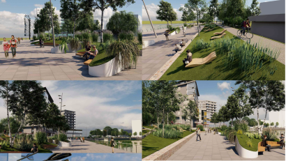 TULCEA: Faleza „Ivan Patzaichin”, reamenajată cu o investiție de 13 milioane de lei