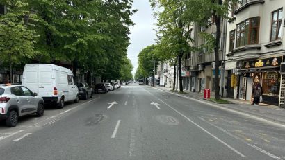 O porțiune din Bulevardul Tomis redevine pietonală în acest weekend