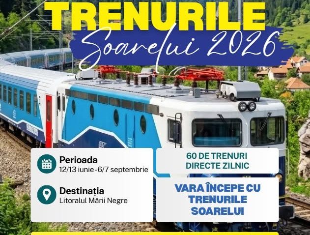 „Trenurile Soarelui 2026” intră în circulație. Cât durează călătoria până pe litoral