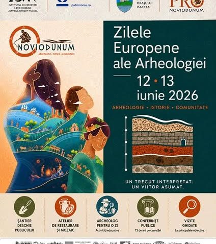 ICEM Tulcea organizează la Cetatea Noviodunum Zilele Europene ale Arheologiei 2026