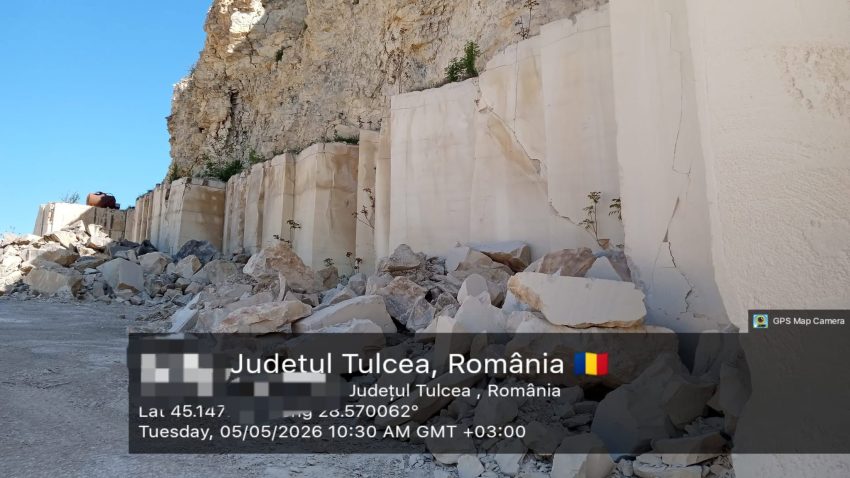 TULCEA: Controale și amenzi de peste 500.000 de lei la cariere de piatră, balastiere și mine