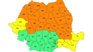 ANM: Cod portocaliu de caniculă în peste jumătate din țară, miercuri; Cod galben, în șase județe