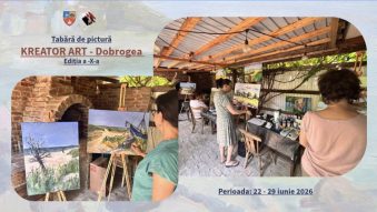 Ediția din acest an a proiectului KREATOR ART – Dobrogea are loc la Tuzla, pe malul Mării Negre