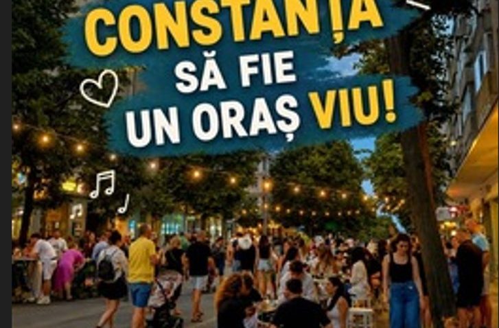 CONSTANȚA: A apărut o altă petiție, a constănțenilor care cer menținerea promenadei urbane în weekend pentru concerte și festivaluri