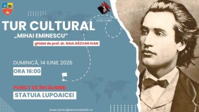 CONSTANȚA: Evocarea prezenței poetului Mihai Eminescu în orașul de la țărmul Mării Negre, printr-un tur cultural