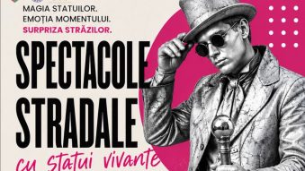 CONSTANȚA: Statuile vivante dau întâlnire publicului în Piața Ovidiu