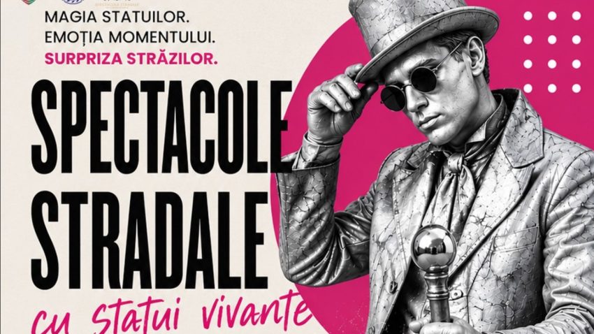CONSTANȚA: Statuile vivante dau întâlnire publicului în Piața Ovidiu