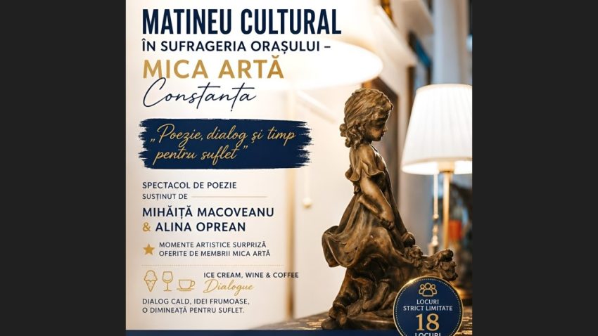 MICA ARTĂ Constanța deschide porțile unui nou concept de dialog și poezie