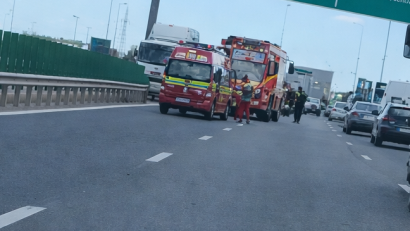 Trafic restricționat pe autostrada A4 Ovidiu – Agigea, din cauza unui accident