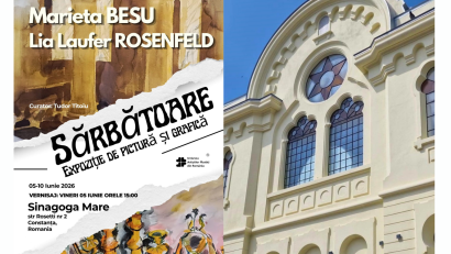 Expoziția „Sărbătoare” deschide seria evenimentelor culturale la Sinagoga Mare din Constanța după reinaugurare
