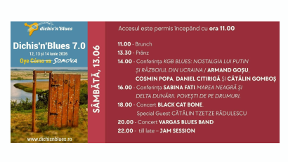 Festivalul Dichis’n’Blues continuă la Somova cu două conferințe și concerte Black Cat Bone şi Vargas Blues Band
