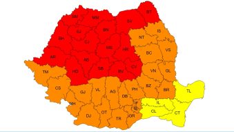 ANM a emis noi avertizări de caniculă. Unele zone vor fi sub COD ROȘU, iar temperaturile vor atinge 40 de grade Celsius