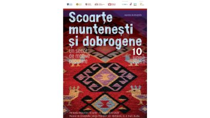 Expoziția „Scoarțe muntenești și dobrogene. Un secol de motive populare” va fi deschisă la Muzeul Județean Buzău