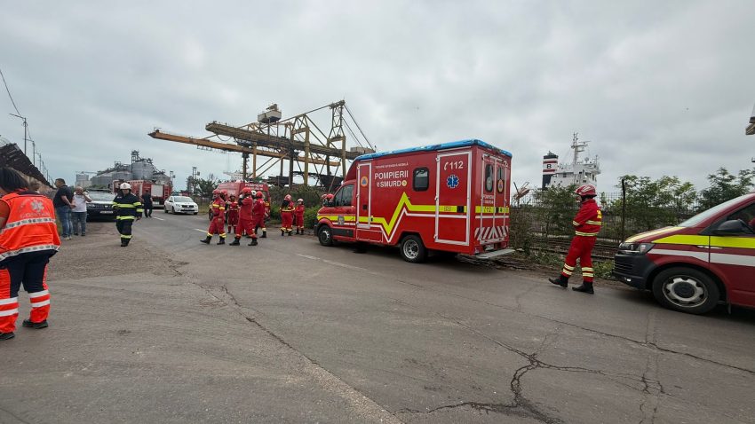 În urma exploziei dronei maritime, în Portul Constanța a fost activat Planul Roșu de Intervenție