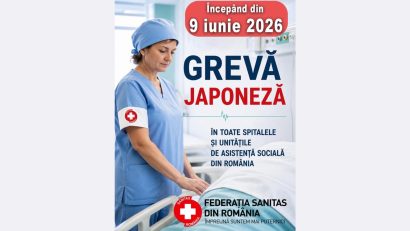 Grevă japoneză în unitățile sanitare și de asistență socială din țară