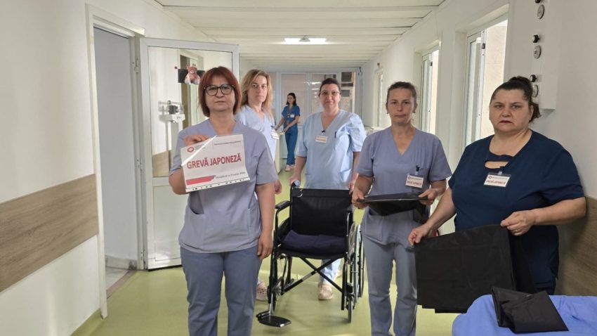 CONSTANȚA: Sindicaliștii SANITAS au intrat în grevă japoneză