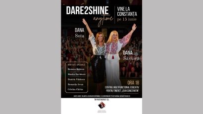 Evenimentul „Dare2Shine Constanța” are loc la Centrul Multifuncțional pentru Tineret „Jean Constantin”