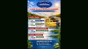 Navrom Delta introduce o cursă suplimentară pentru a descoperi Delta Dunării
