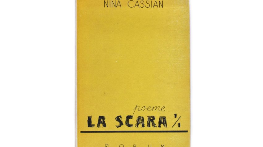 Piesa de patrimoniu | „La scara 1 pe 1”, volumul de debut al poetei Nina Cassian