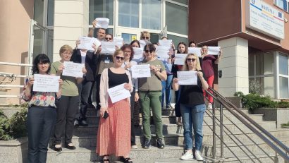 TULCEA: Protest al angajaților Casei de Pensii față de proiectul legii salarizării unitare