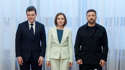 Volodimir Zelenski și Maia Sandu salută deschiderea negocierilor de aderare la UE cu Ucraina și Republica Moldova