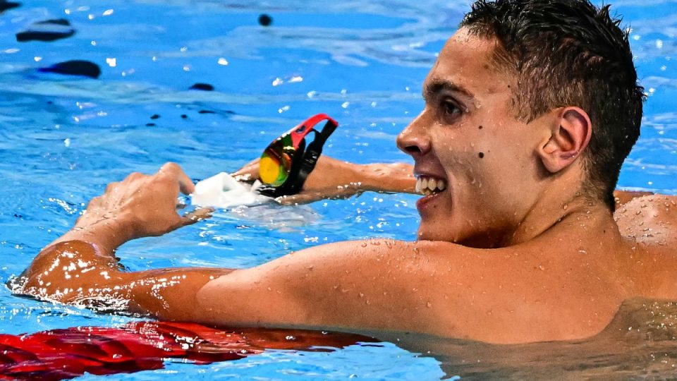 David Popovici, calificat cu cel mai bun timp în finala probei de 100 m liber la Europene