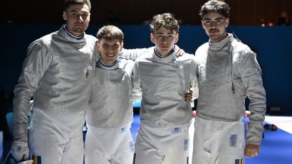 Argint pentru echipa masculină de sabie a României, la CE de Scrimă