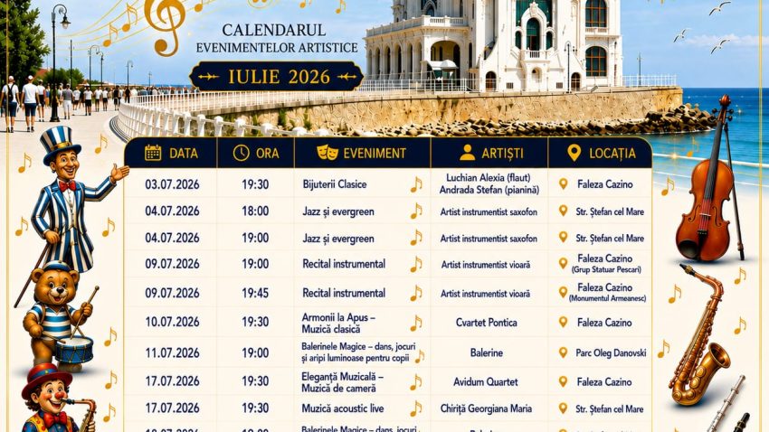 „Ritmul Verii” aduce muzica și spectacolele pe străzile Constanței