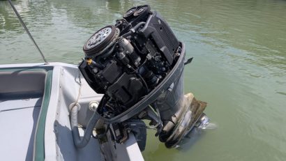TULCEA: Motor de barcă în valoare de 30.000 de lei, căutat în Suedia, găsit de polițiștii de frontieră