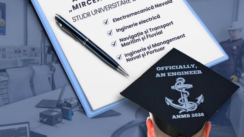 CONSTANȚA: Au început înscrierile la secția civilă a Academiei Navale „Mircea cel Bătrân”