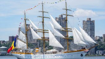 Nava Școală „Mircea” a participat la Parada Velierelor din New York, în cadrul evenimentului SAIL250