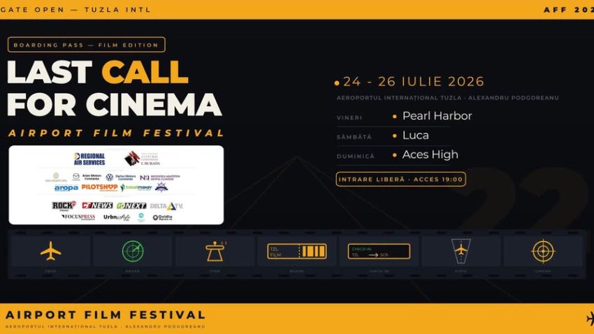 TUZLA: Cinema sub cerul liber pe pista de aviație – Airport Film Festival revine!