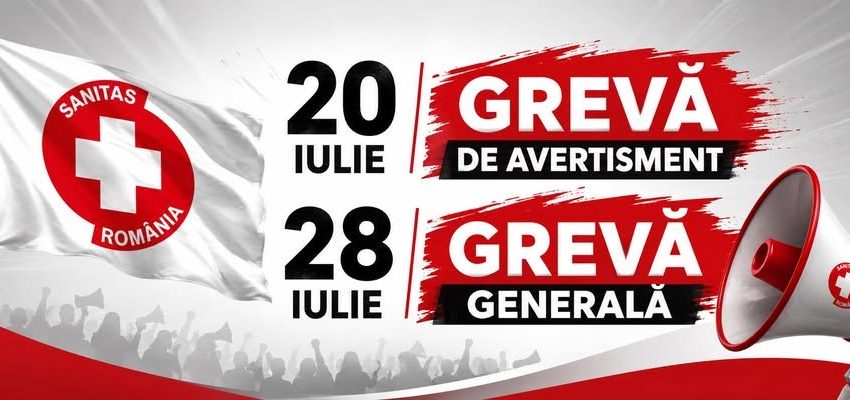 AUDIO | Ce revendicări are Federația SANITAS, în urma grevei de avertisment de astăzi