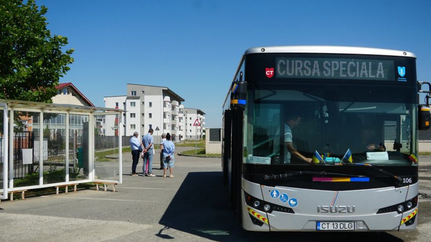 CUMPĂNA: Reprezentanții Primăriei împreună cei ai CT BUS au efectuat o verificare a traseului propus pentru transportul public