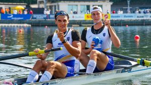 Bronz la dublu rame masculin pentru Patrick Francisc Sebestyen și Eduard Angel Moldovan, la Mondialele U-23 de canotaj