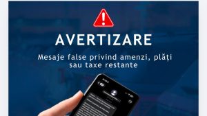 DNSC avertizează asupra unor tentative de fraudă prin SMS cu taxe de parcare false