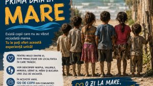 „Prima Dată la Mare” -120 de copii din medii defavorizate vor vedea Marea Neagră