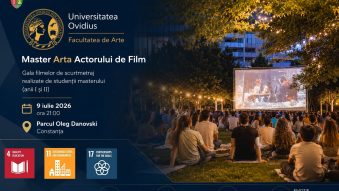 CONSTANȚA: Filme de scurtmetraj realizate de studenţi ai Universităţii Ovidius, prezentate publicului în aer liber