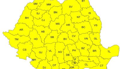 Dobrogea și litoralul vizate de un Cod Galben de instabilitate atmosferică, intensificări ale vântului, averse însemnate cantitativ și grindină