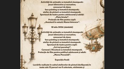 Weekend de Constanța transformă Parcul Gării într-un laborator al imaginației
