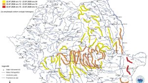 Avertizare Hidrologică: Cod Roșu în Tulcea și nordul județului Constanța