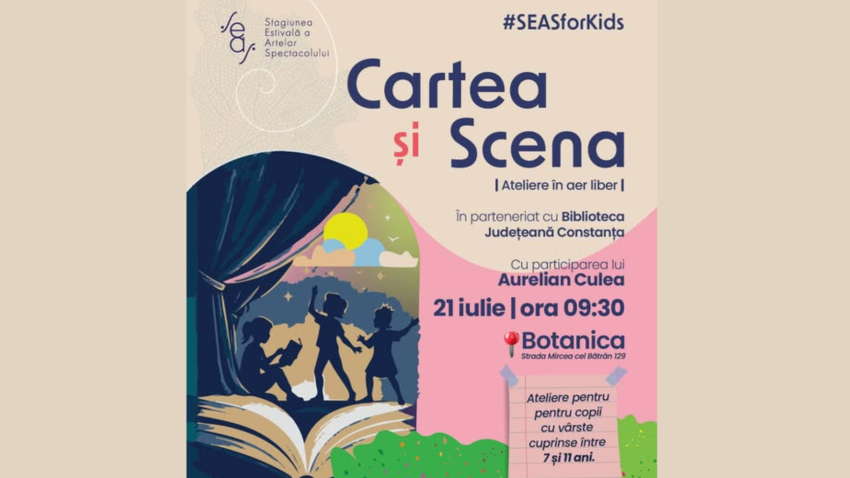 SEAS for Kids: Atelierele „Cartea și scena” transformă lectura într-o aventură