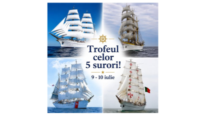 După o jumătate de secol, Nava Școală „Mircea” participă la competiția „Trofeul celor 5 Surori”