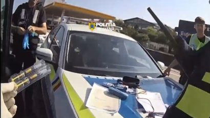 VIDEO | Cetățeanul sirian care a fugit de la percheziția din Ilfov, prins de polițiștii din Mangalia