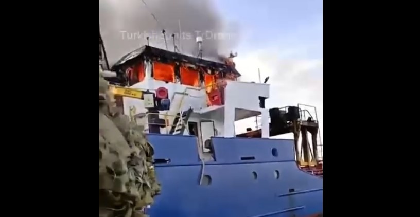 VIDEO | Autoritățile reiau căutarea marinarilor dispăruți în Marea Neagră, după ce nava AGN Ragnar a fost avariată în urma unui atac rusesc