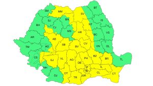Sudul Dobrogei, sub avertizare COD GALBEN de instabilitate atmosferică