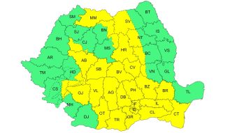 Sudul Dobrogei, sub avertizare COD GALBEN de instabilitate atmosferică