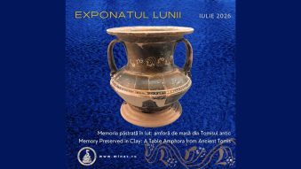 MINAC: Amforă de masă din Tomisul antic, exponatul lunii iulie