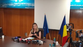 Diana Buzoianu în control pe plajele de pe litoral